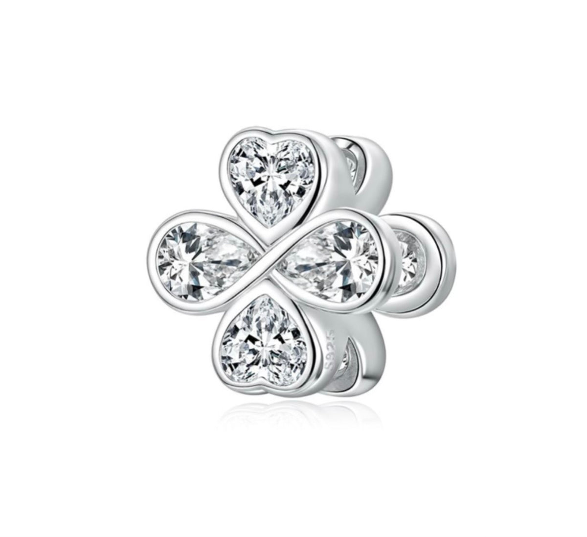 Infinity Clover Charm