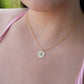 June Birth Month Flower Necklace - Rose