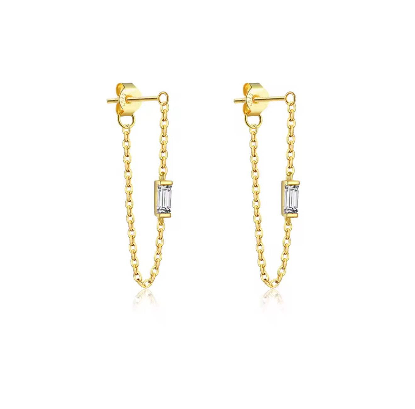 Leena Chain Studs