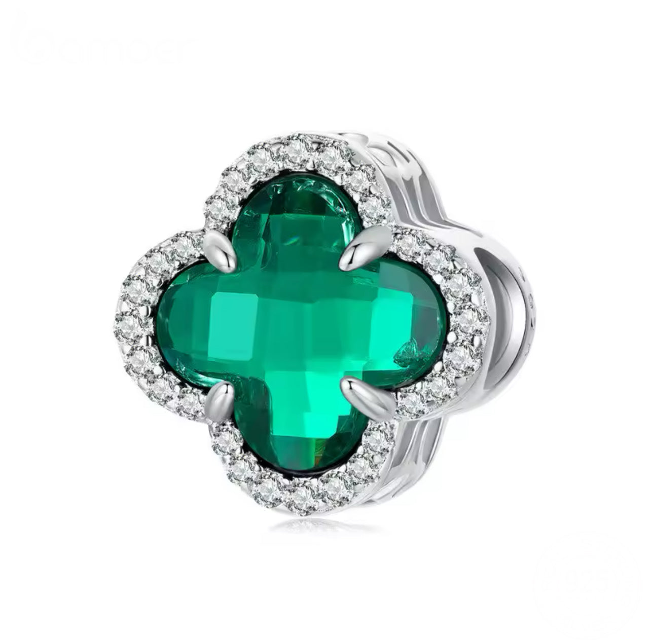 Emerald Clover Charm