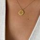 February Birth Month Flower Necklace - Iris