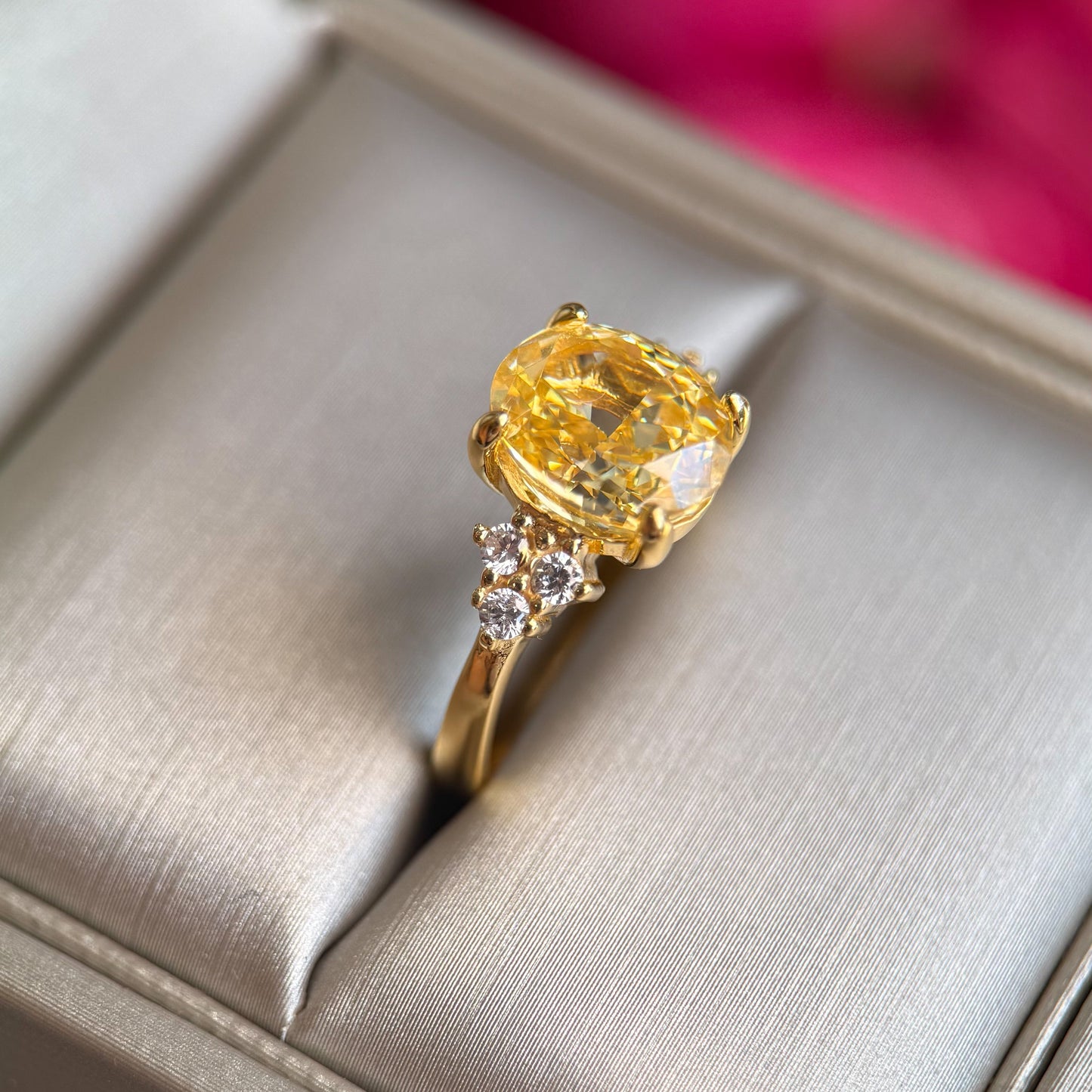 Amabel Citrine Ring
