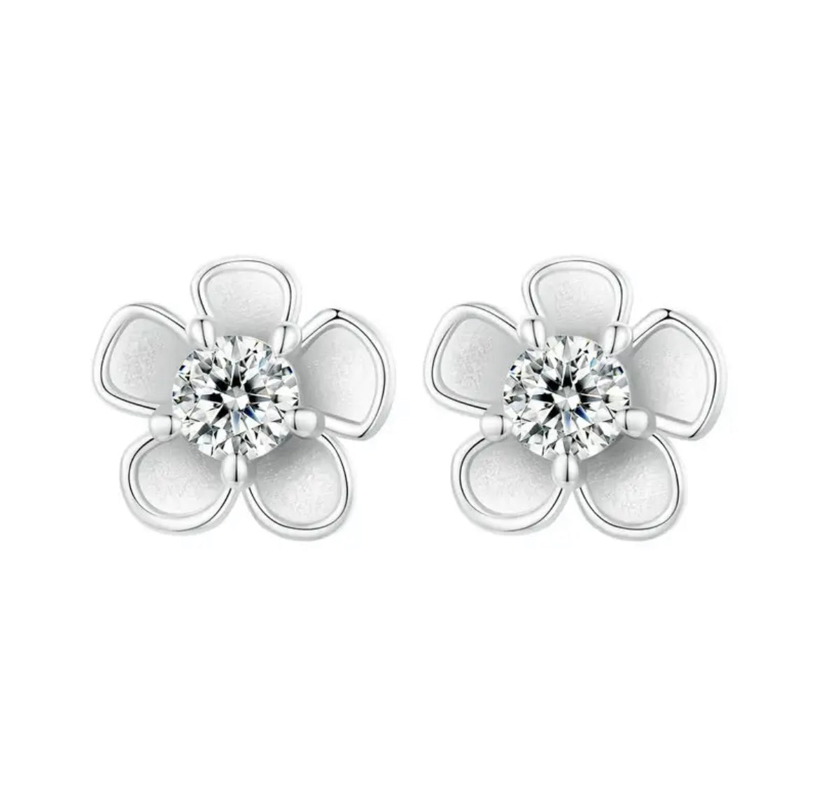 Blossom Moissanite Studs