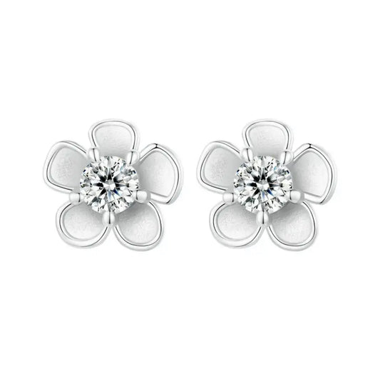 Blossom Moissanite Studs