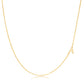 Sideways Letter Necklace