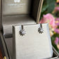 Stardust Moissanite Stud Earrings