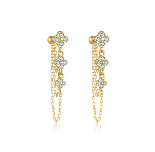 Ashwin Chain Stud Earrings