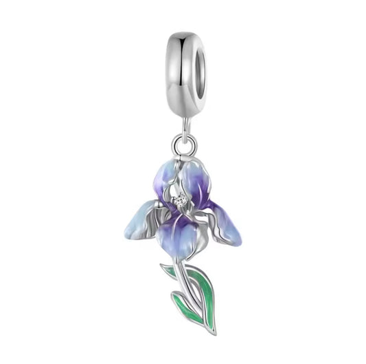 Ayame Flower Charm