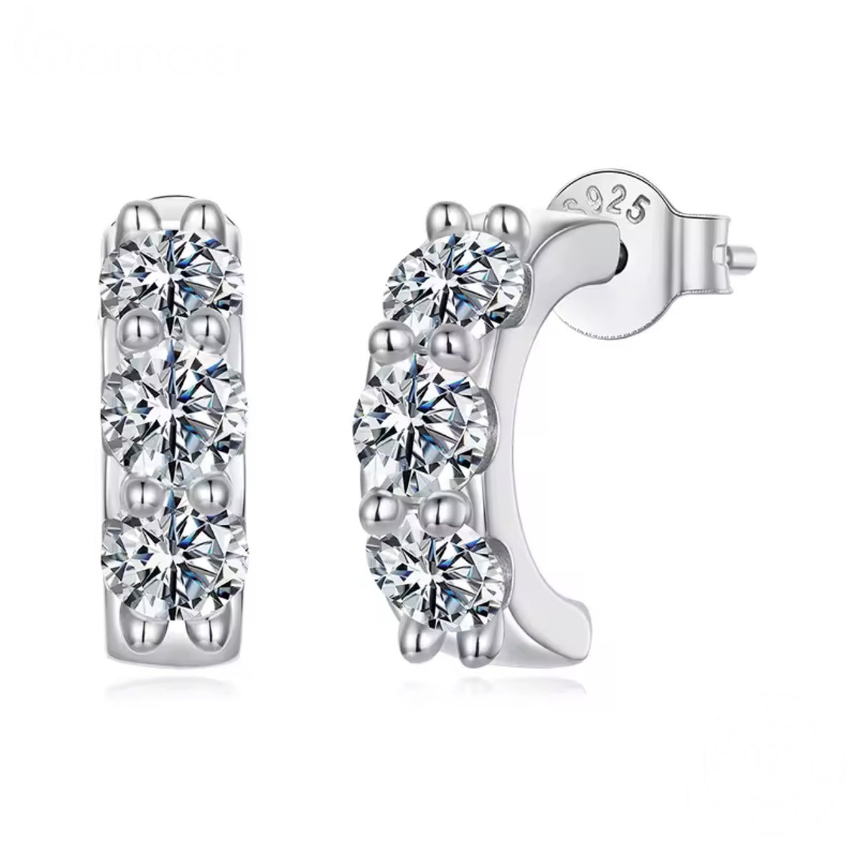 Zelina Moissanite Earrings