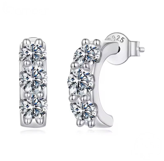 Zelina Moissanite Earrings