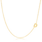 Sideways Letter Necklace