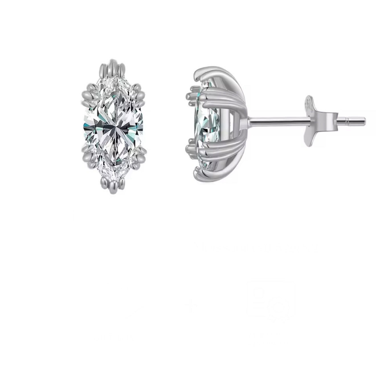 Morella Moissanite Studs