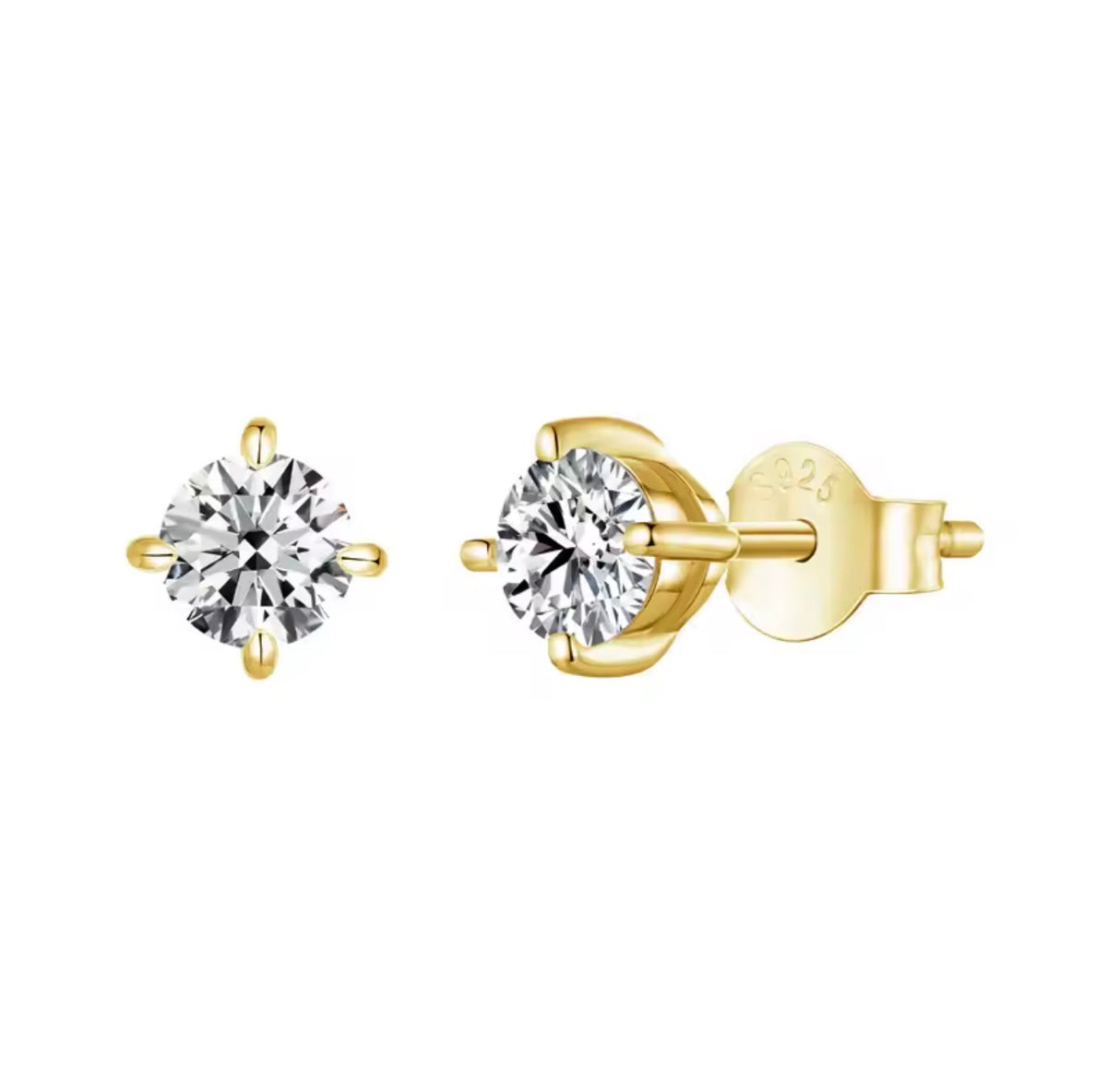 Zessi 0.5ct Moissanite Studs