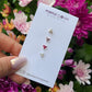 Venus Ball-back Stud Earrings - Purple