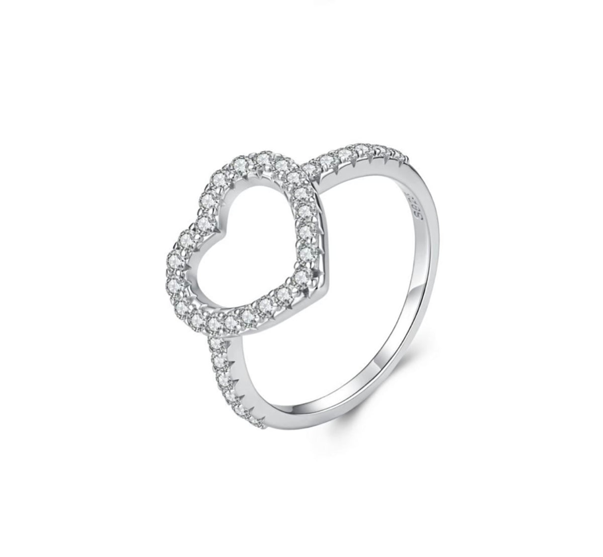 Concetta Heart Moissanite Ring