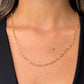 Juliet Hollow Heart Necklace (52cm)