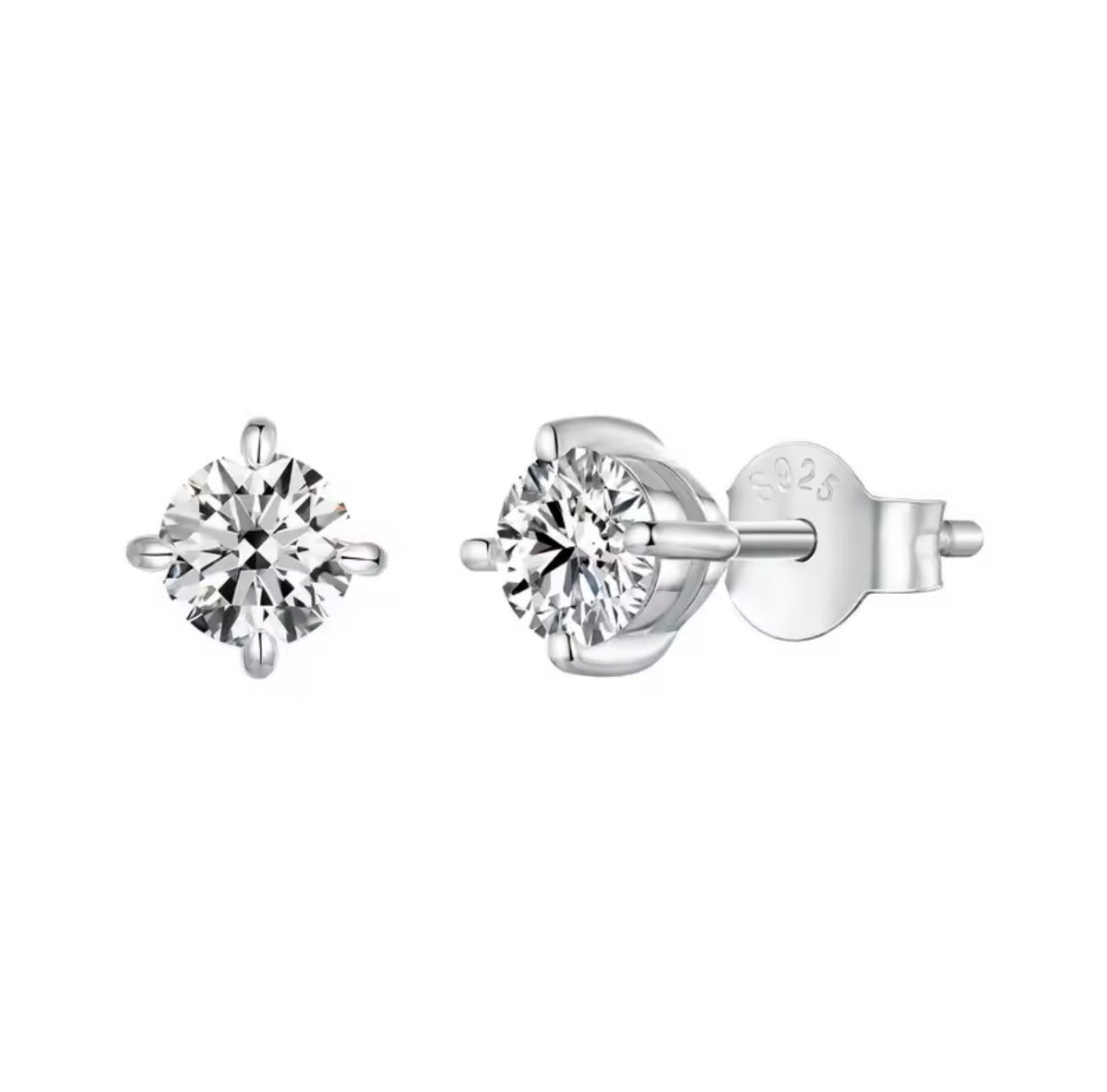Zessi 0.5ct Moissanite Studs