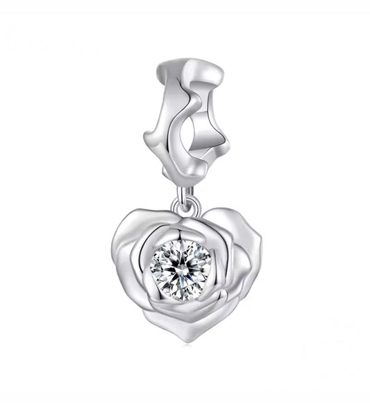 Fiore Rose Charm