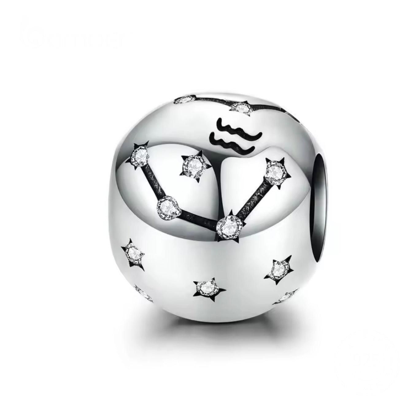 Aquarius Zodiac Charm