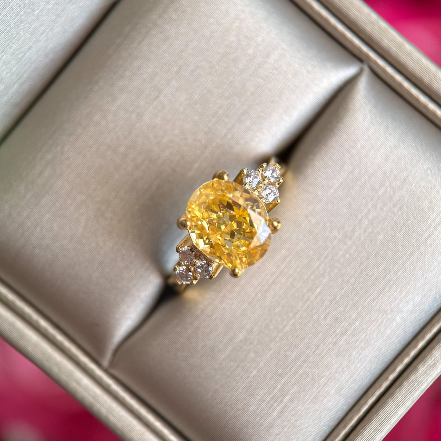 Amabel Citrine Ring