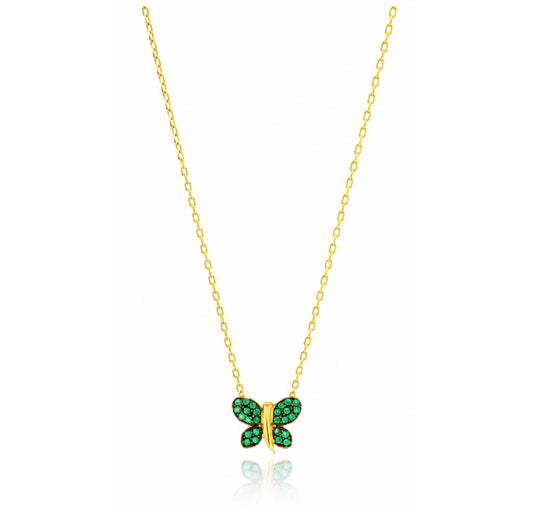 Orlena Butterfly Necklace