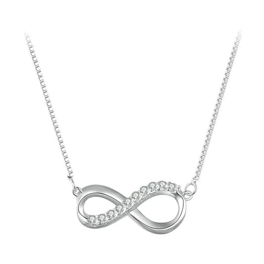 Gianni Infinity Moissanite Necklace