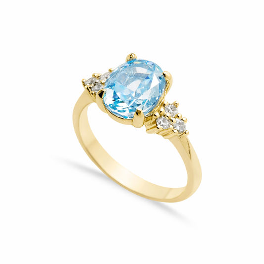 Amabel Aquamarine Ring
