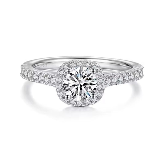 Christina Moissanite Ring