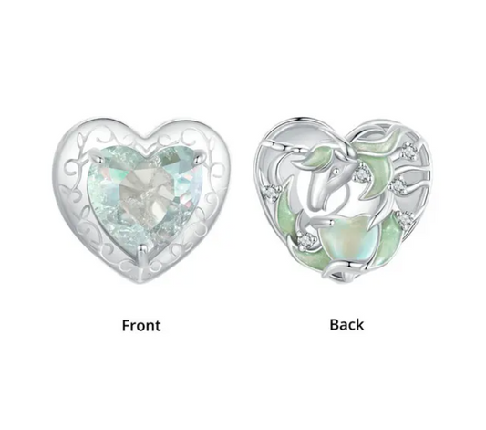 Jade Unicorn Charm