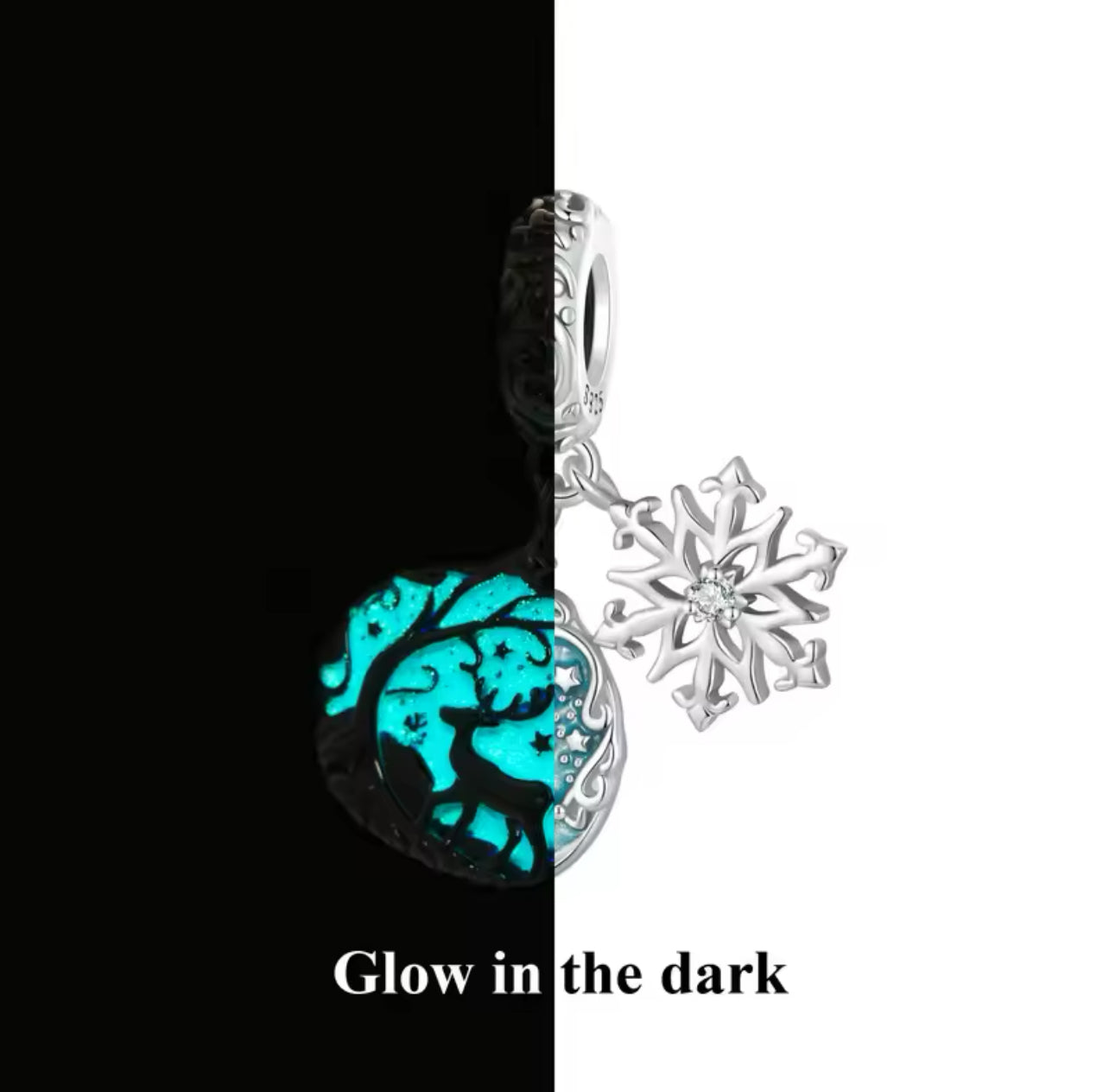 Midnight Woods (glow in the dark) Charm