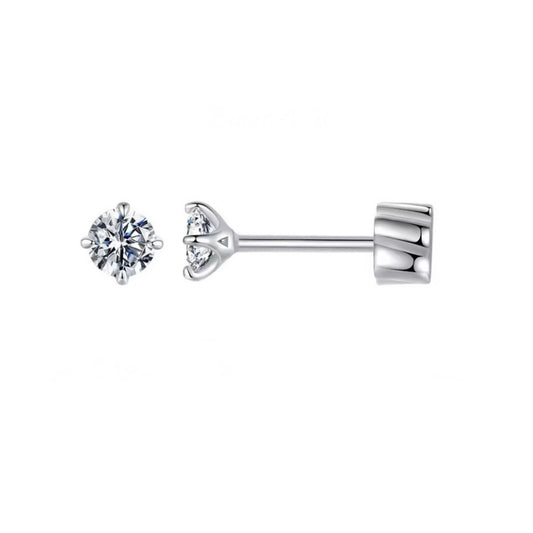 Antonia Moissanite Studs (0.1 ct)