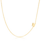 Sideways Letter Necklace