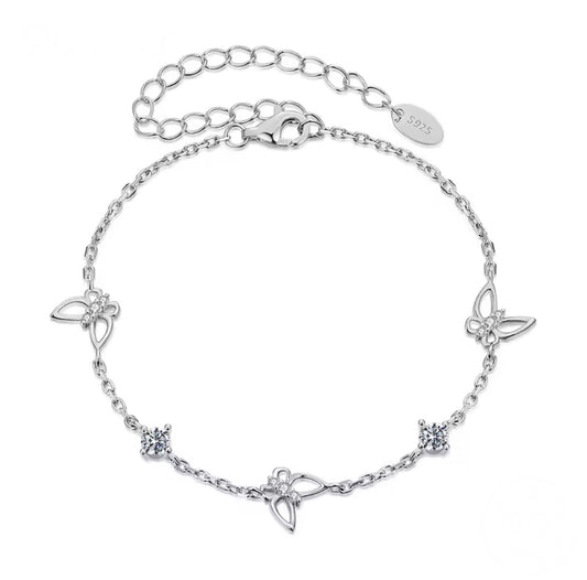 Navaeh Butterfly Moissanite Bracelet