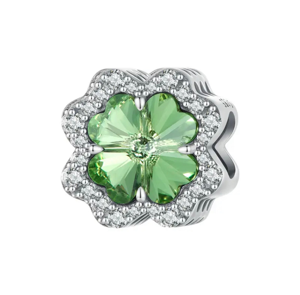 Peridot Clover Charm