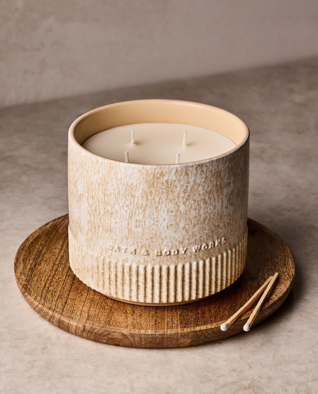 Luxury 4 Wick Candle - Santal + Amber