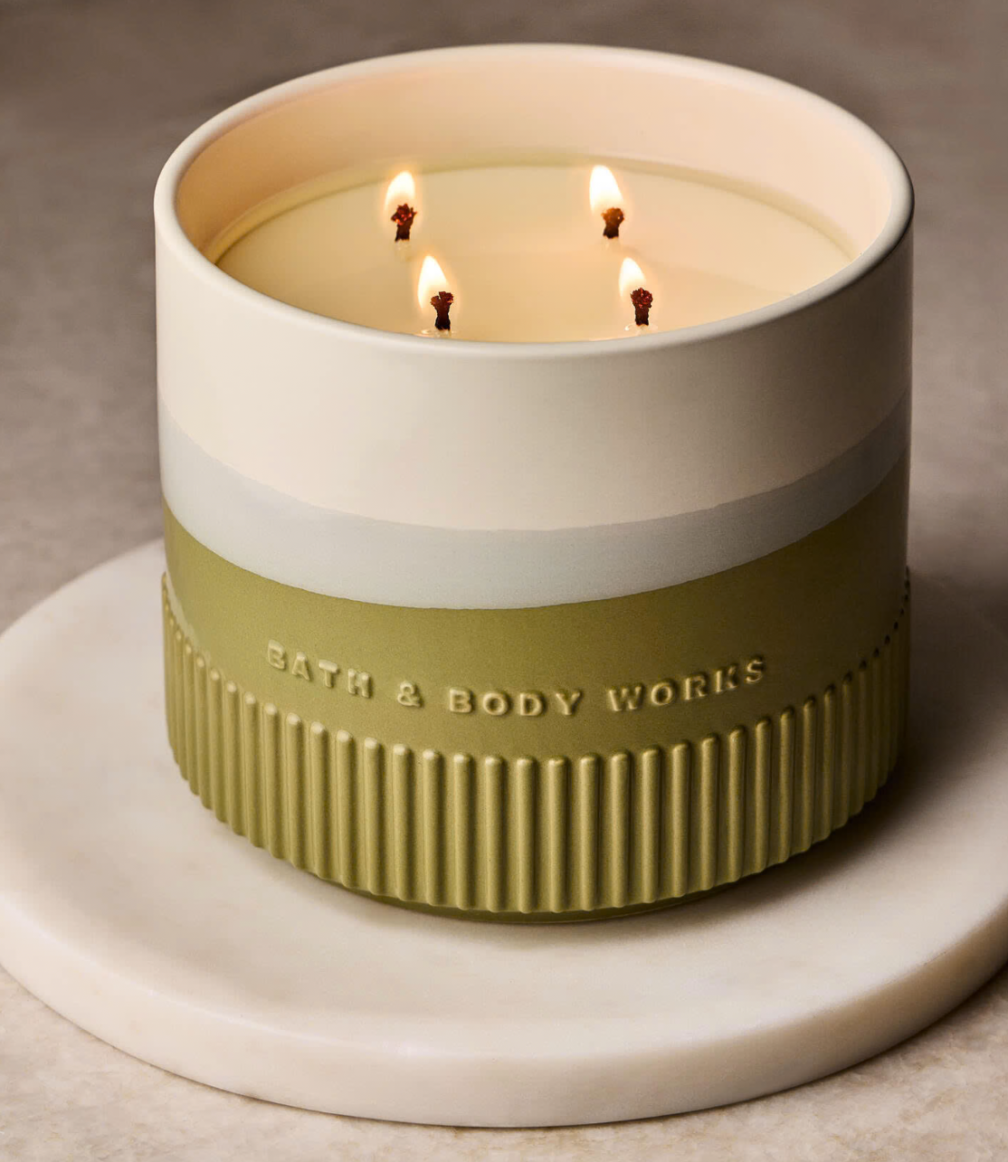 Luxury 4 Wick Candle - Sea Salt + Musk