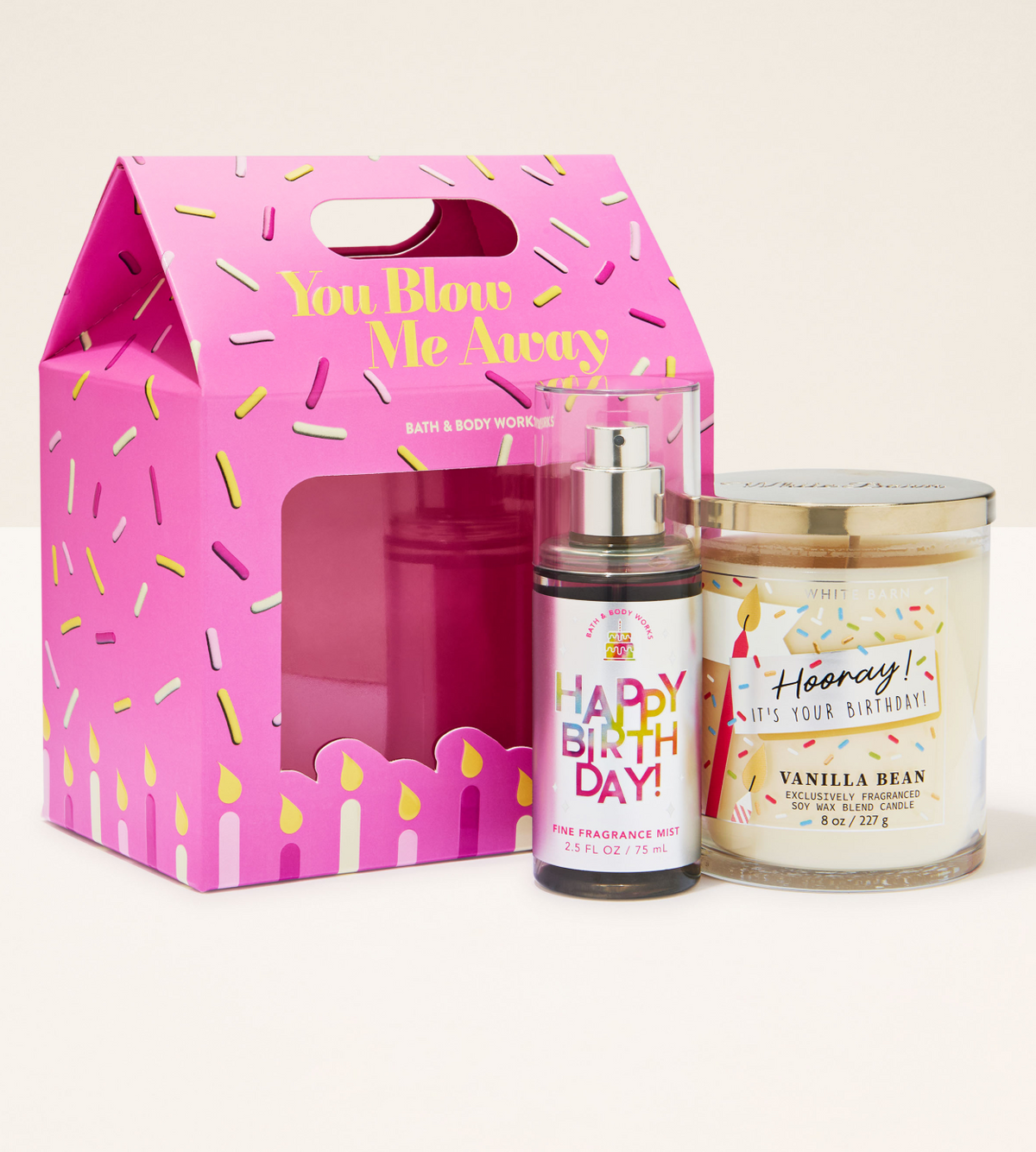 Vanilla Bean Birthday Gift Set 2Pcs