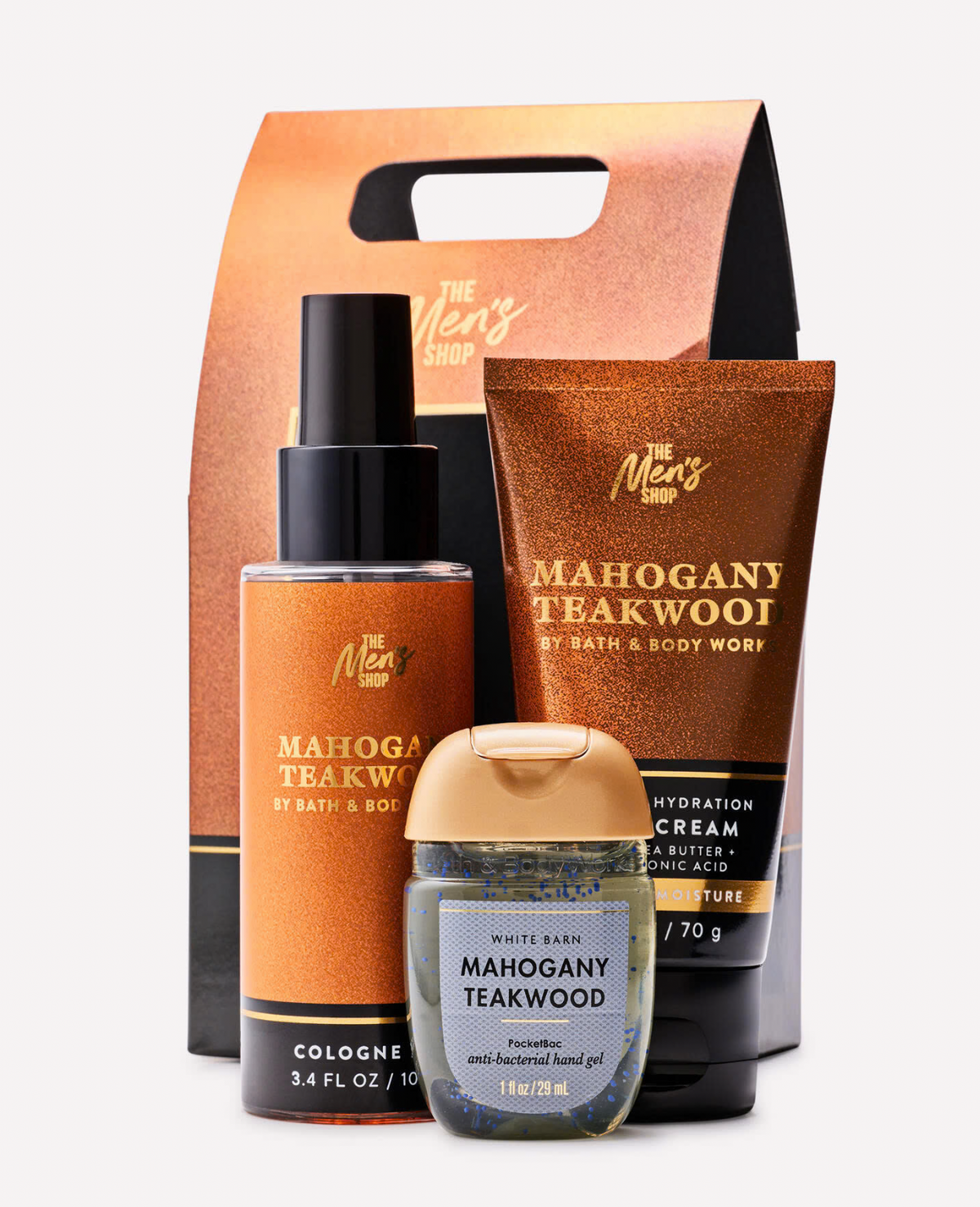 Men's Mahogany Teakwood Mini Gift Set
