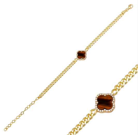 Anastasia Tiger's Eye Bracelet