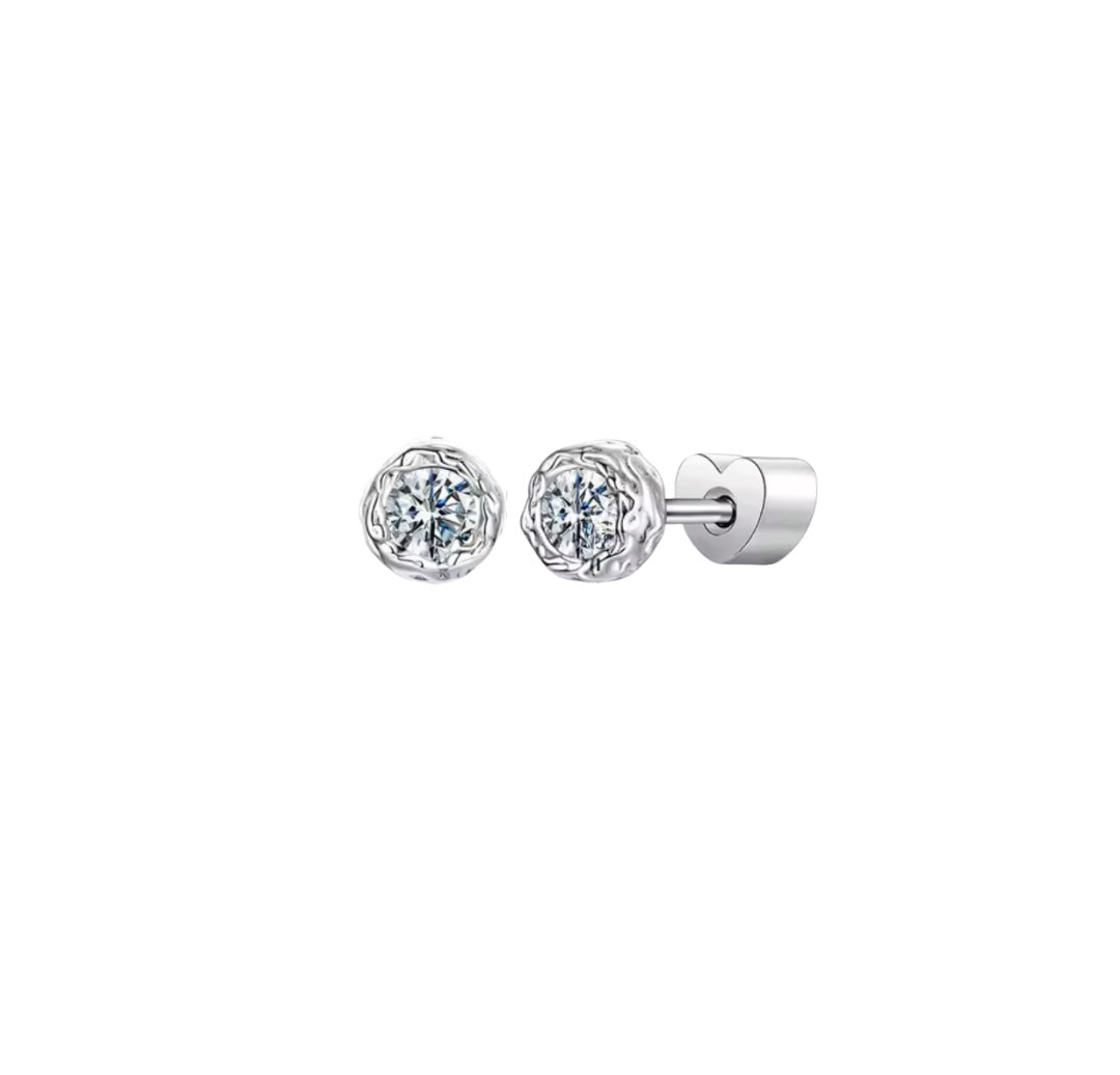 Lida Moissanite Stud Earrings 0.1ct
