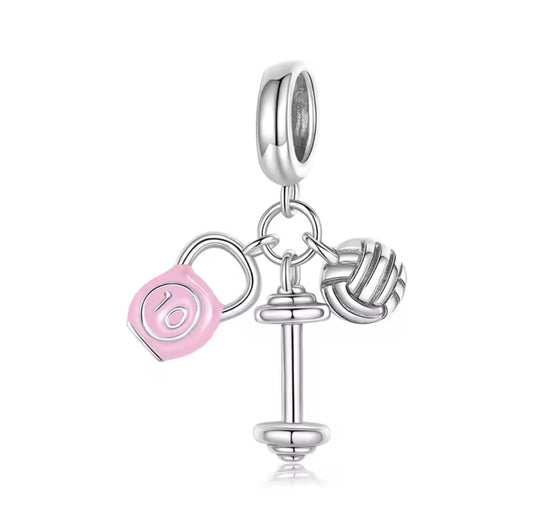 Gym Girl Charm