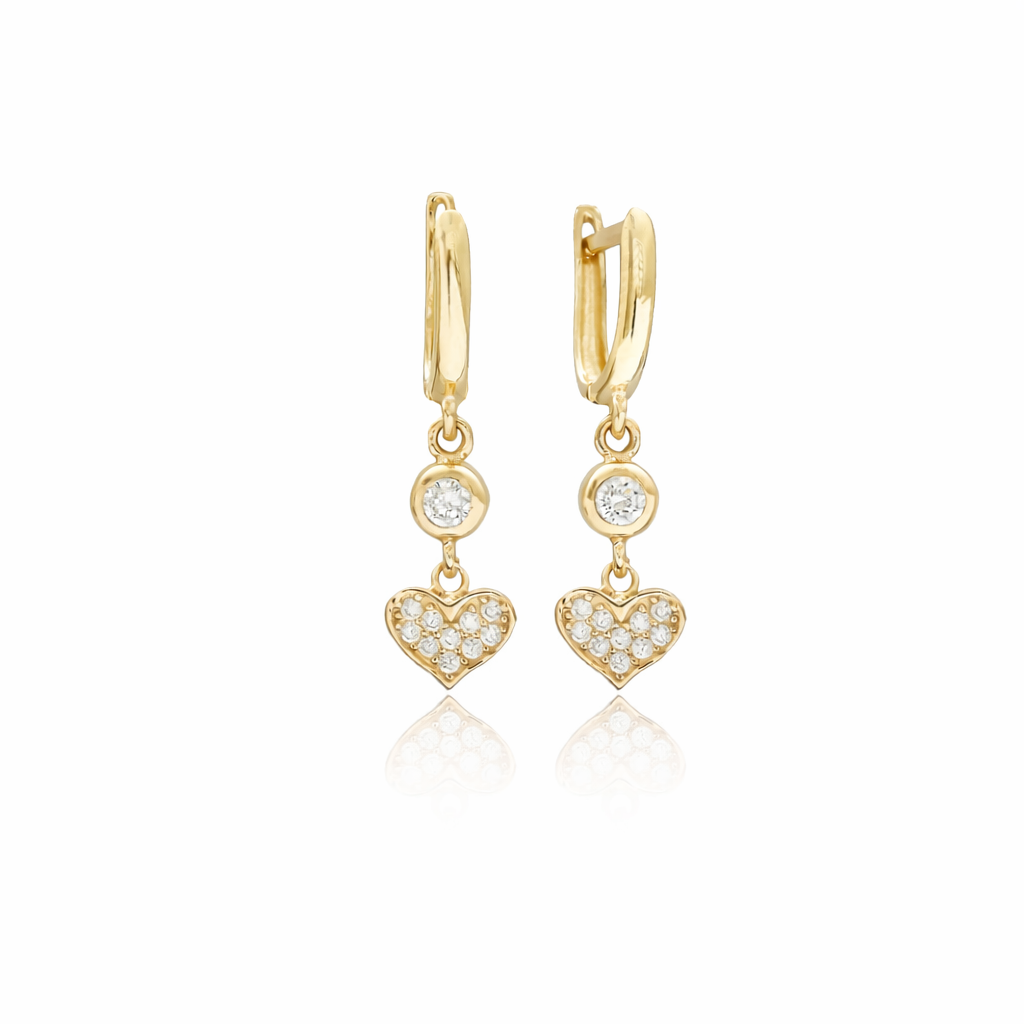 Angelica Heart Earrings