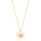 August Birth Month Flower Necklace - Poppy