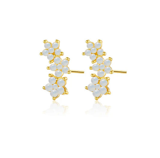 Celia Ear Climbers - Opal