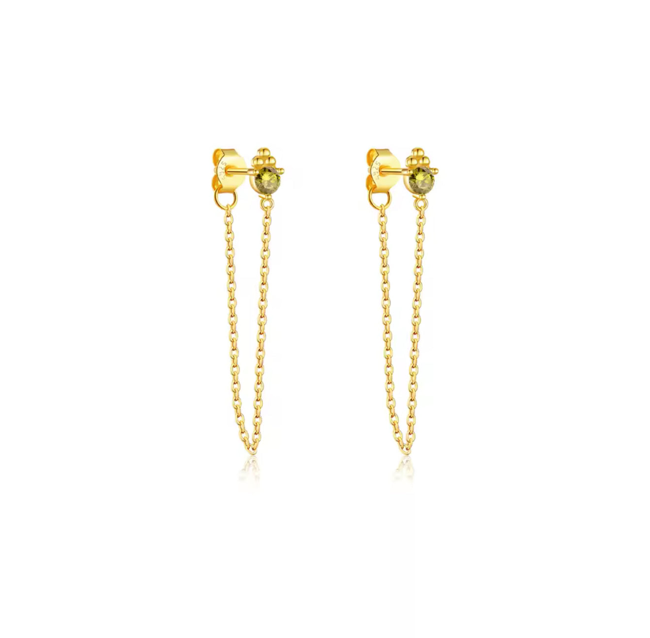 Cider Chain Stud Earrings