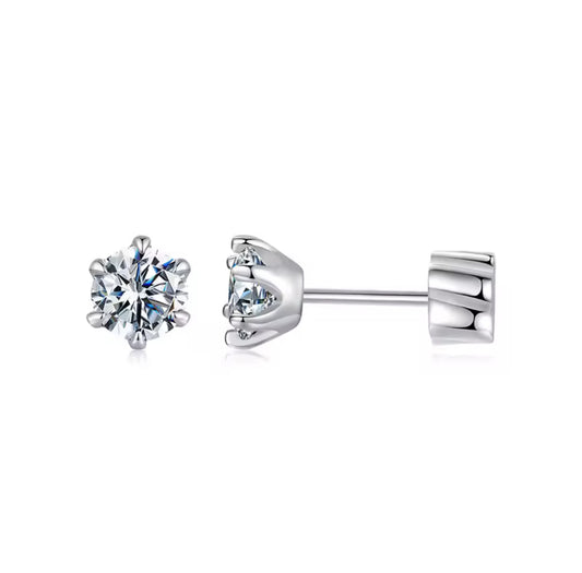 Gabiella 0.1ct Moissanite Stud