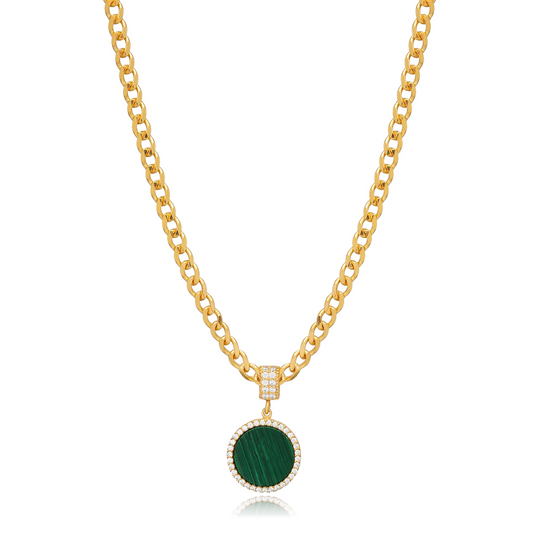 Helena Malachite Necklace