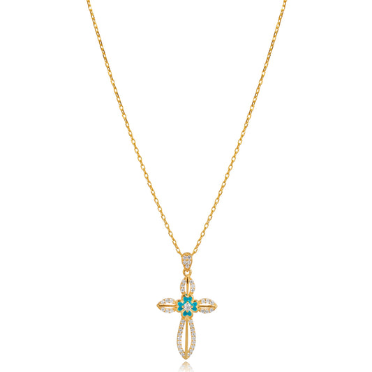 Ivy Cross Necklace