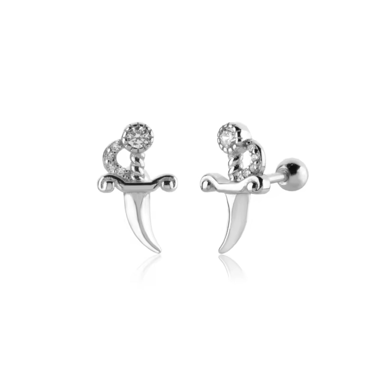 Jagger Ball-Back Stud Earrings