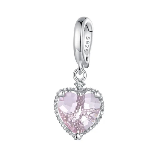 Jewel Heart Charm